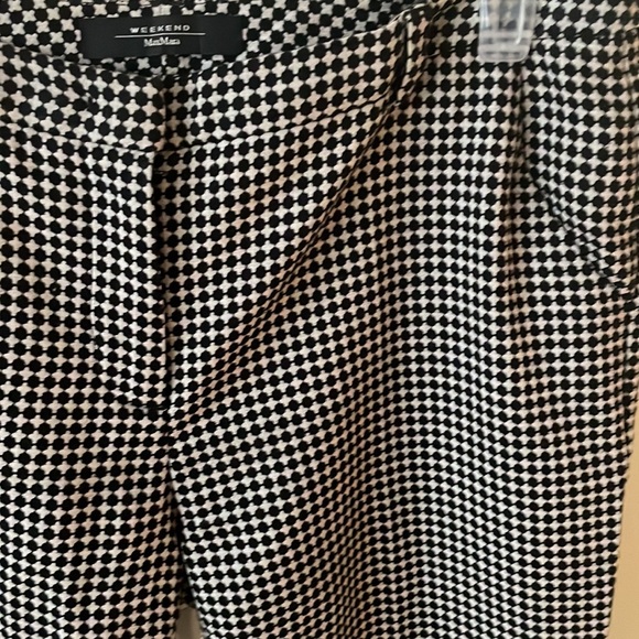 MaxMara Weekend cigarette fitw13 cropped stretch trousers pants, size US 8 - Picture 8 of 10